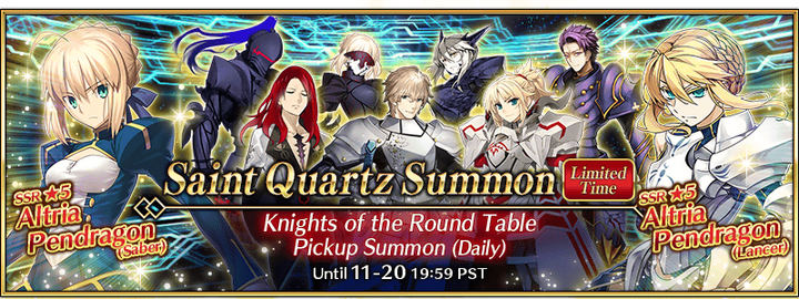 New Interludes and Knights of the Round Table Summon