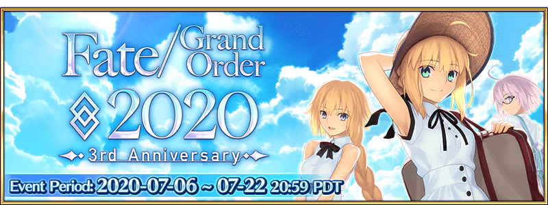 Fgo Festival 3rd Anniversary Us Fate Grand Order Wiki Fandom