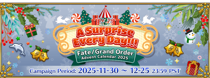 FGO Advent Calendar 2025 (US) Fate/Grand Order Wiki Fandom