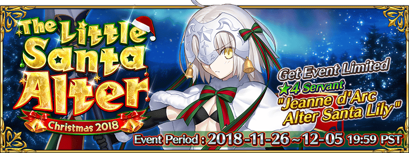 Fgo Christmas Rerun Na 2022 Christmas 2018 Event (Us) | Fate/Grand Order Wiki | Fandom