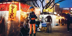 Mysterious Heroine X - FUKUOKA / Nakasu Food Stalls