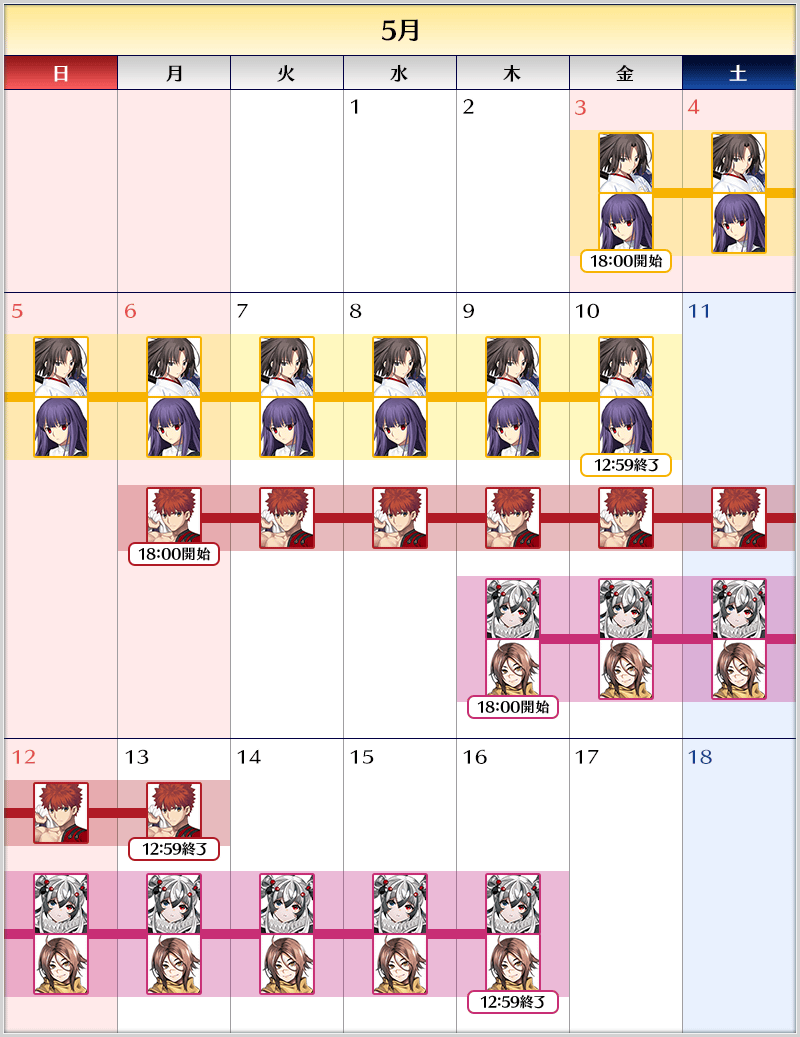 Mahoyo after night pu4 SummonSchedule