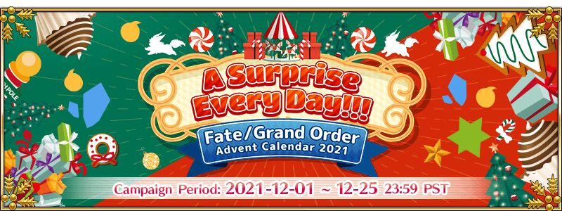 FGO Advent Calendar 2021 (US), Fate/Grand Order Wiki