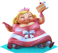 Princess Plump as she appears in PlayStation All Stars Battle Royale.