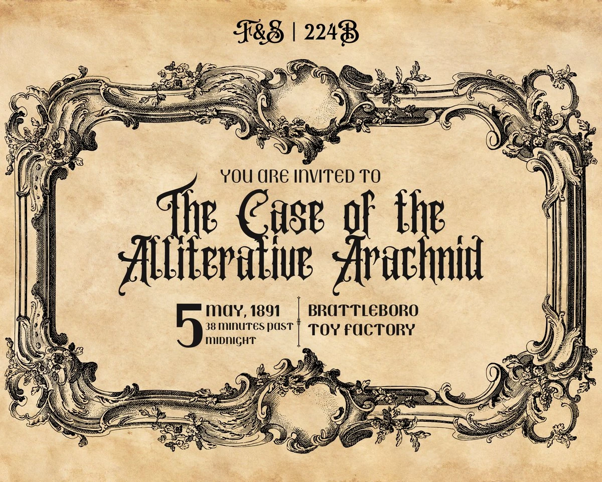 Chapter Eleven The Case of the Alliterative Arachnid Fawx & Stallion