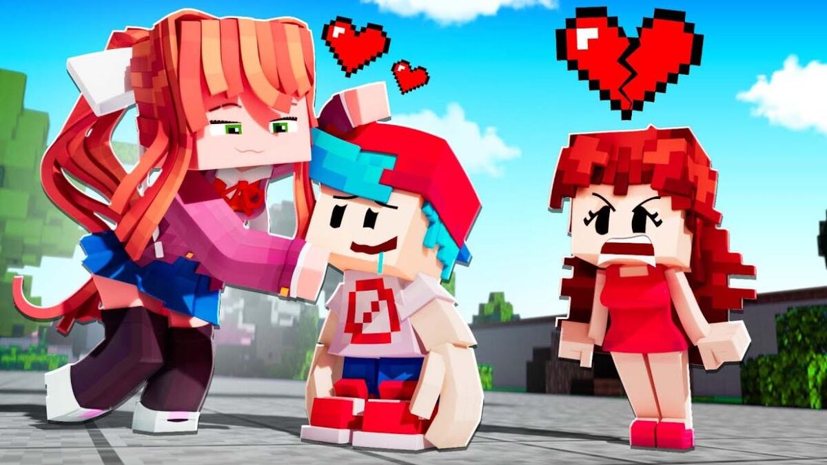 FNF BOYFRIEND vs. MONIKA!? | Mob Wiki | Fandom