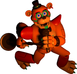 Zamination Zach - Fnaf 6 Molten Freddy, HD Png Download - 1200x938  (#1181321) - PinPng