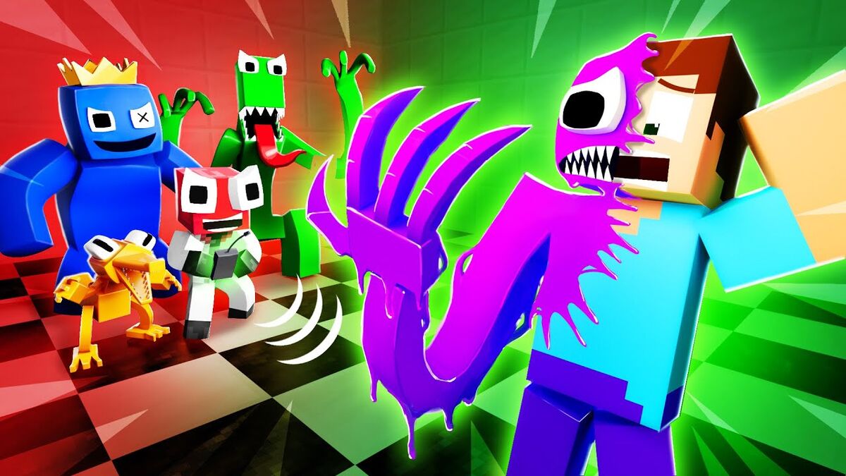 The Beginning of Rainbow Friends - Sad Origin Story of Blue & Green Roblox Rainbow Friends Animation