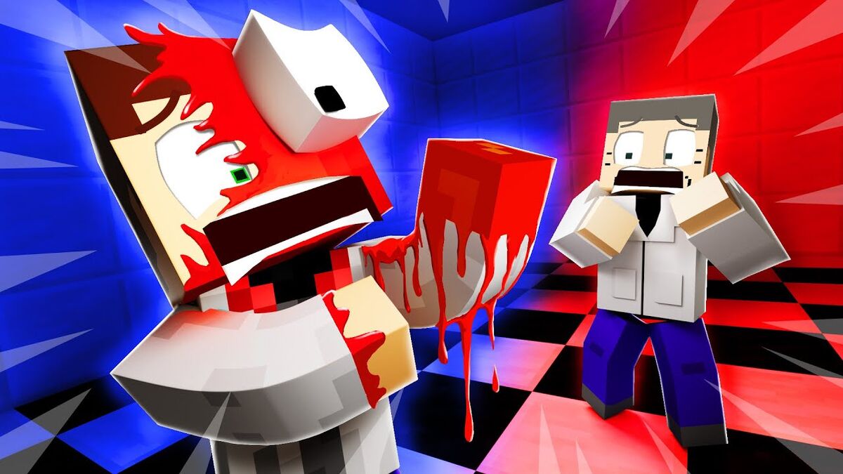 Red vs Blue RAINBOW FRIENDS War! (Minecraft) 