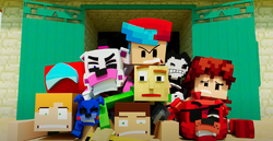 DESENHANDO PERSONAGENS DE JOGOS PASSO A PASSO - Among Us, Bendy, Minecraft  e Fall Guys! 