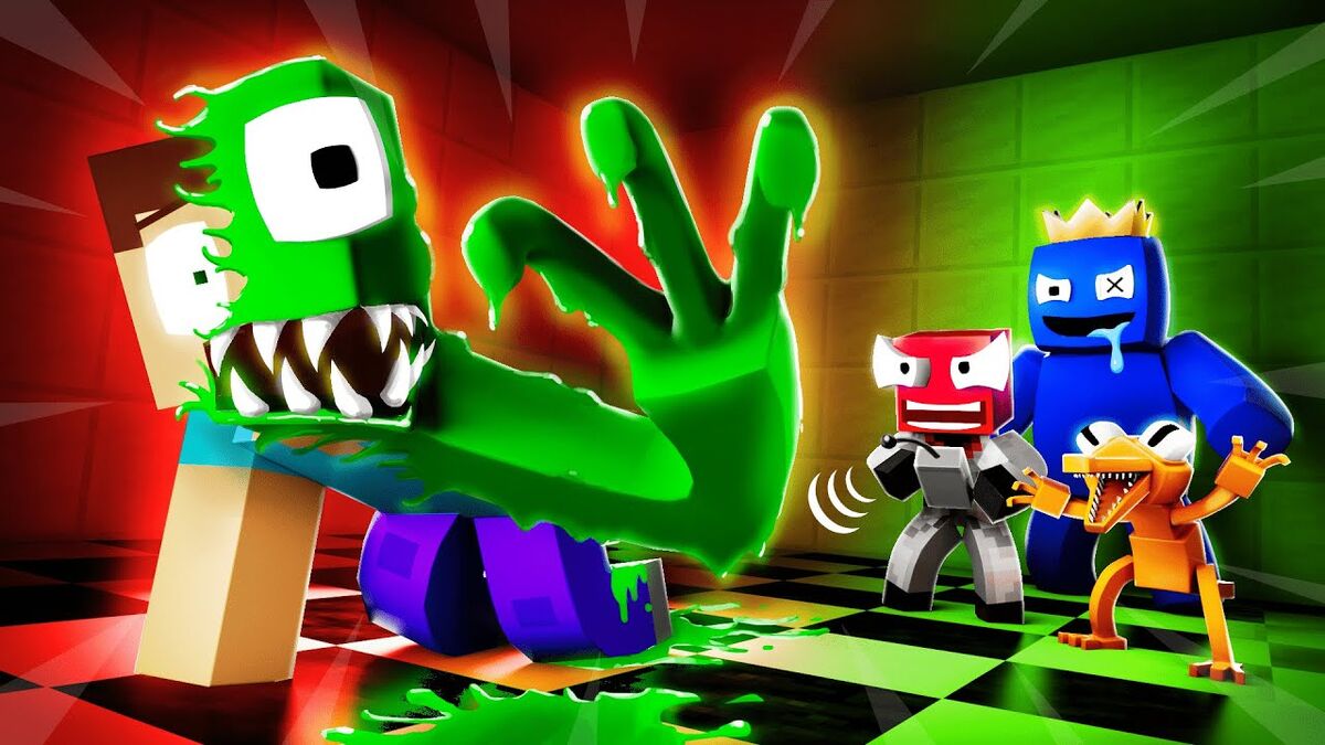 GREEN's DARK SECRET?! Roblox Rainbow Friends Animation 