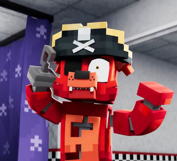 FNaF: Movie - Foxy the pirate Minecraft Skin