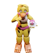 Toy Chica's animation on stage.