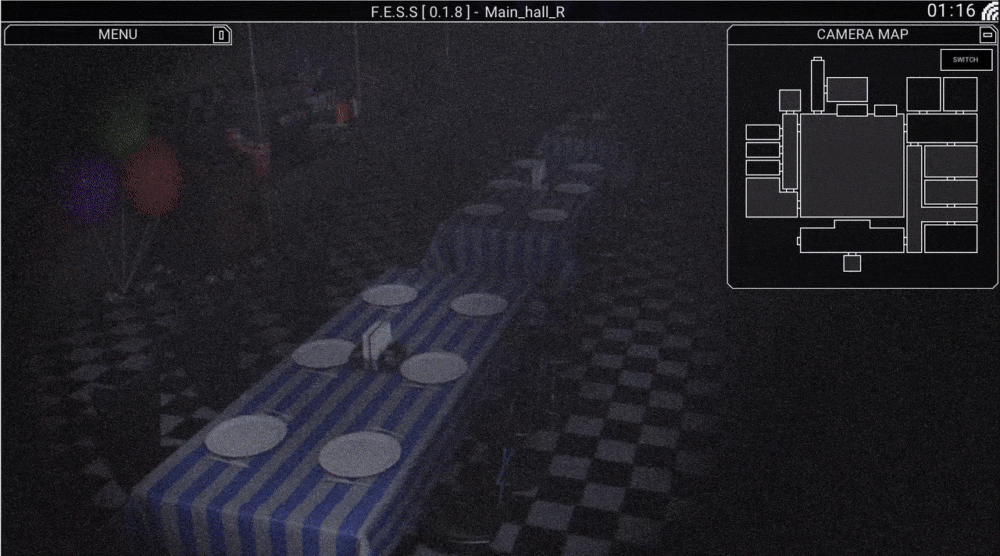 Five nights at freddy's security camera map