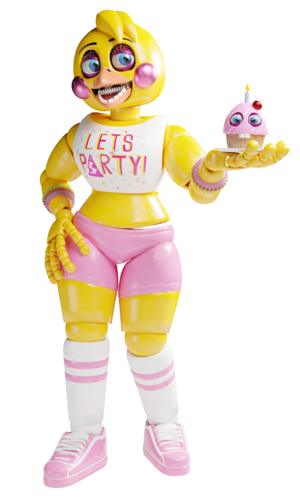 Shadow Toy Chica on X: Did a rework of Partytime Chica(/Funtime Chica  before she was a canon thing) from the og Chica's Party World game to make  her look more in line