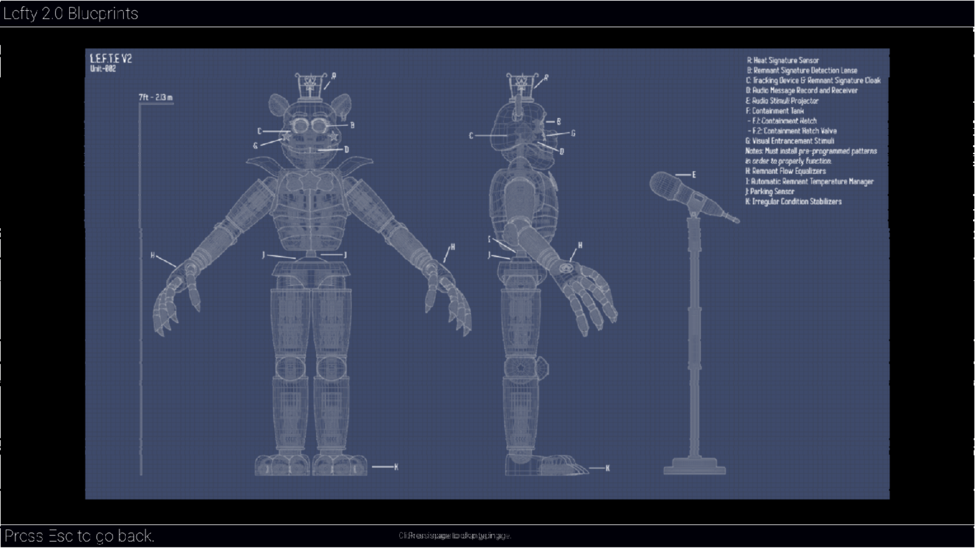 Lefty 2.0 Blueprints, Fazbear Tycoon Wiki