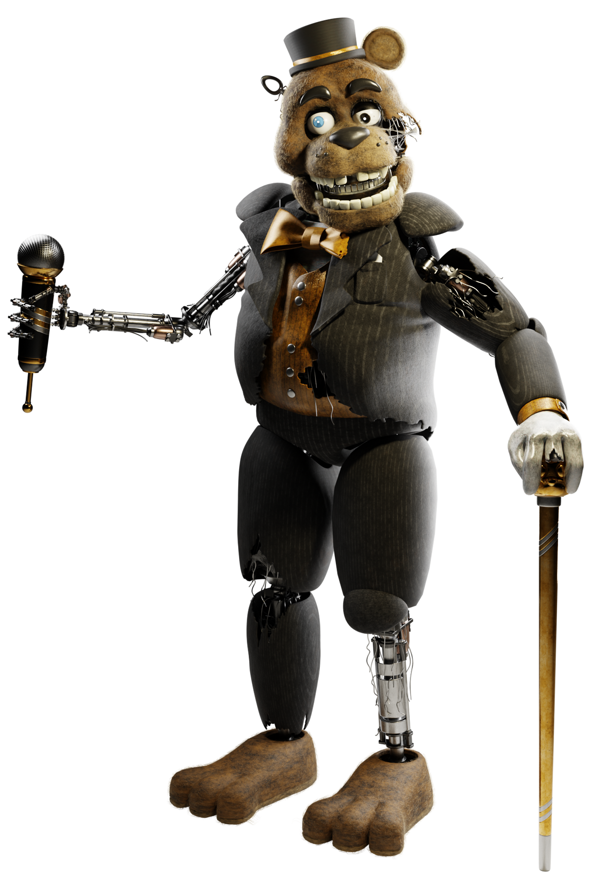 Withered Freddy but he is actually used for parts : r/fivenightsatfreddys