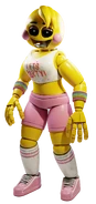 An older render of beakless Toy Chica.