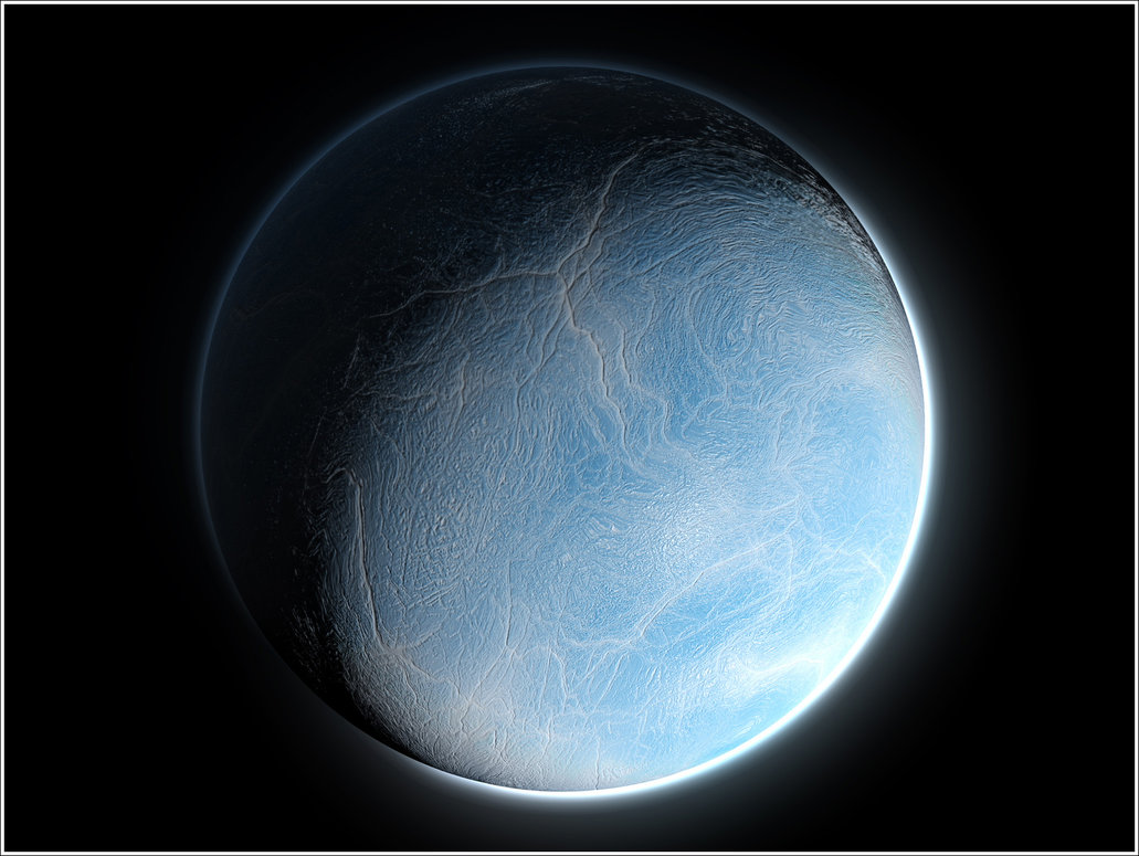 Планета океан название. Ледяная Планета. Холодная Планета. Холодный космос. Планета.