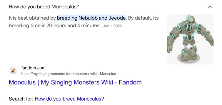 Monculus, My Singing Monsters Wiki, Fandom