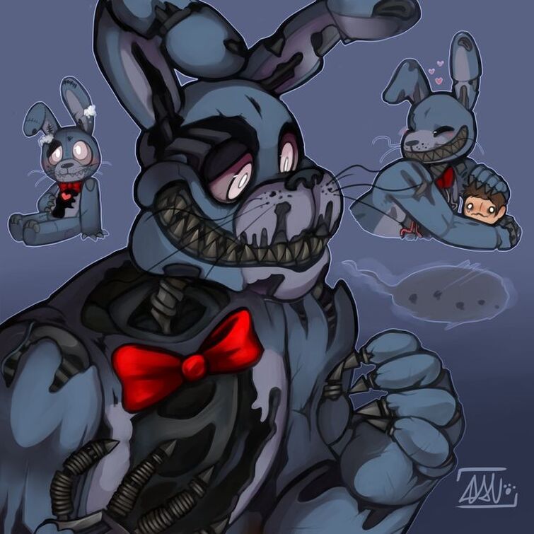 Never thought Nightmare Bonnie could be so cute!