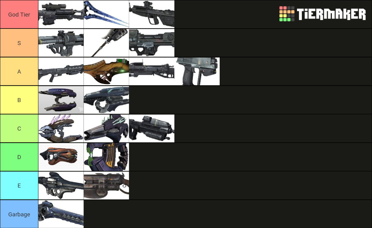 halo 3 odst weapons list