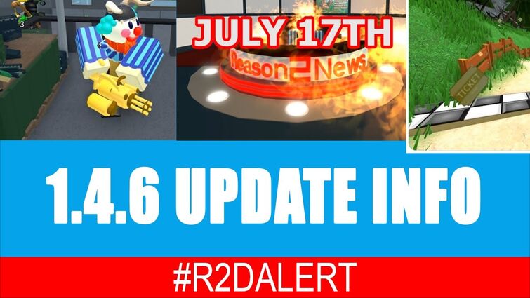 #R2DALERT - 1.4.6 RELEASE DATE - LEAKS - MINI MINIGUN