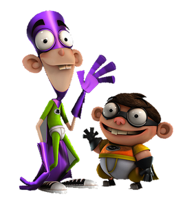 Fanboy and Chum Chum, A network pose for Eric Robles's Fanb…