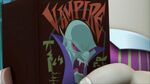 Boog reads a vampire book...