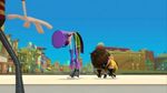 Fanboy and Chum Chum in a fourth fighting stance s1e1a