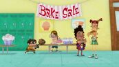 Bake sale stand