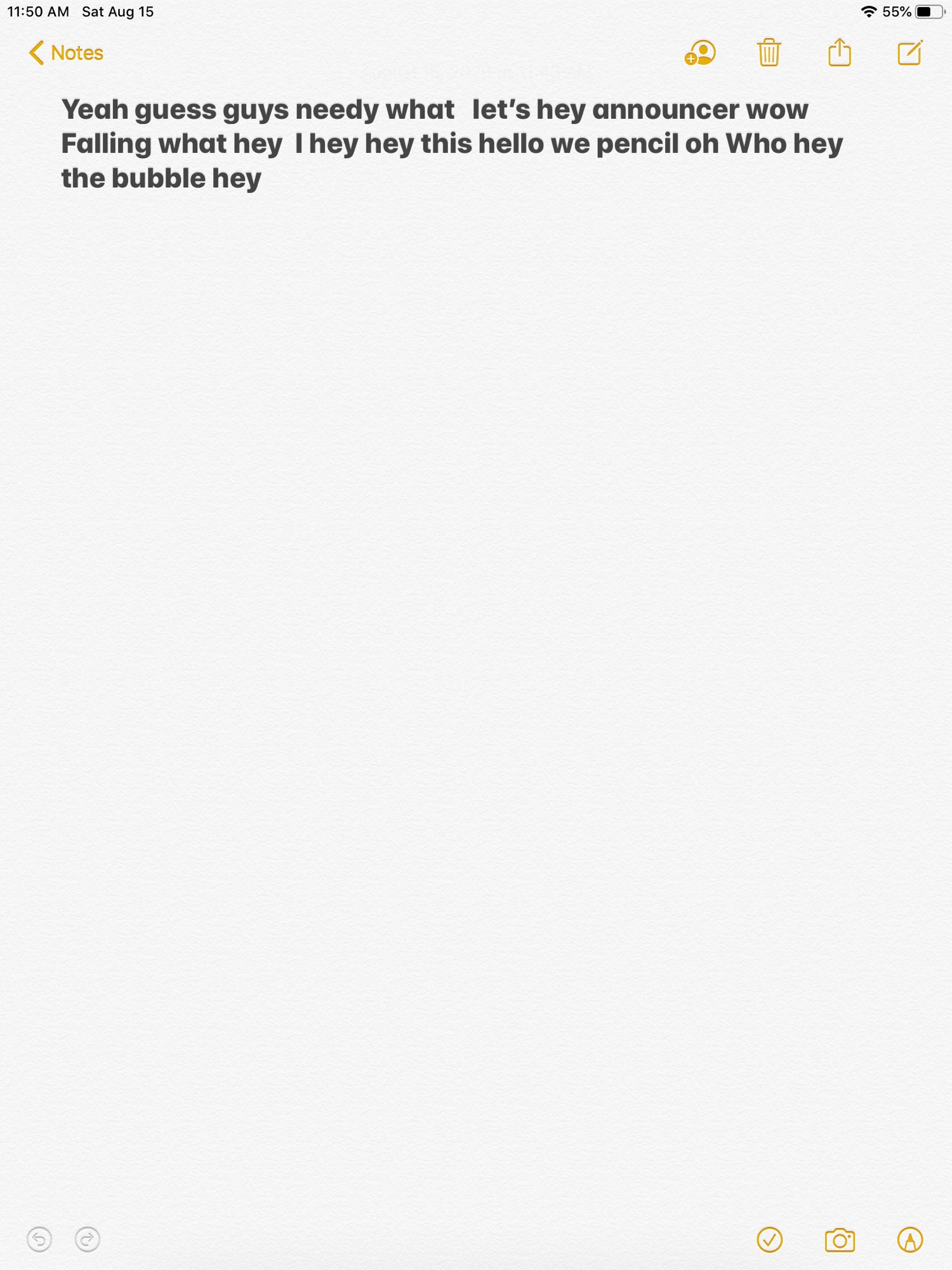 I found that what happens if you take the first Word from each do you