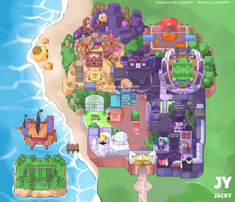 Brawltopia Map Fandom - brawl stars the e