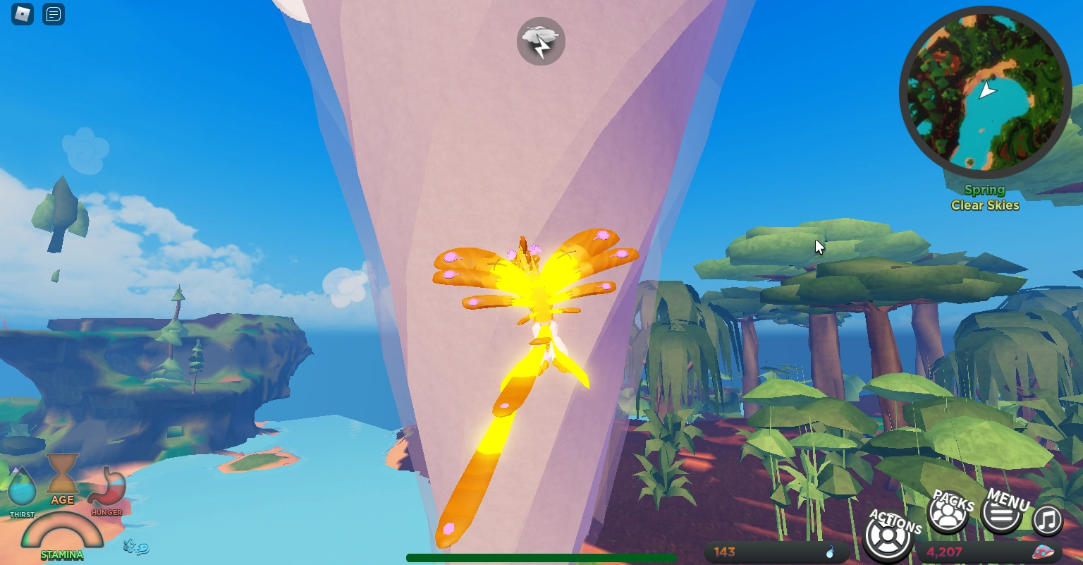 Help, my Glimmer Zoocuu loves tornado's and won't stop gliding into