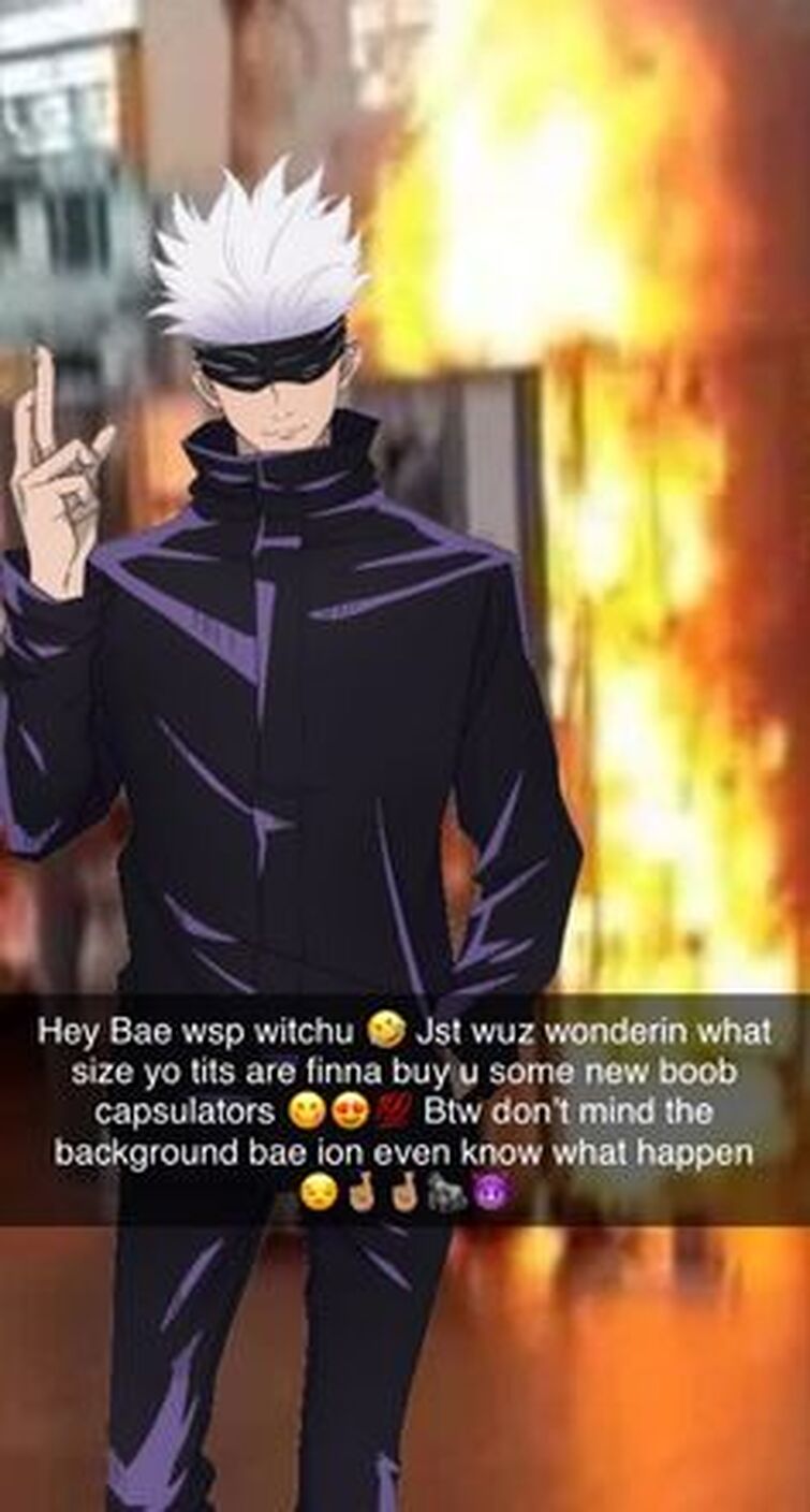 Gojo memes made by fans are interesting Fandom