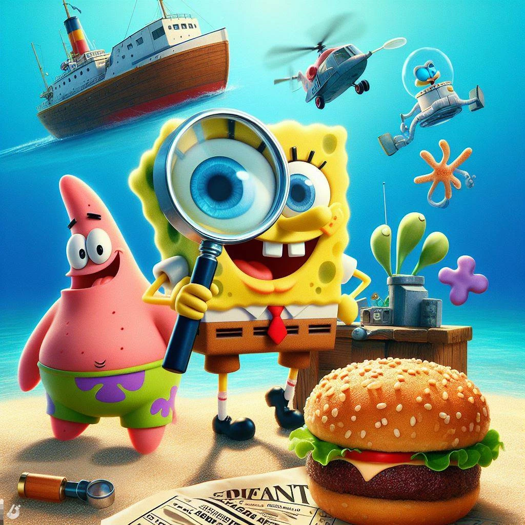 Ai generated spongebob movie cover Fandom