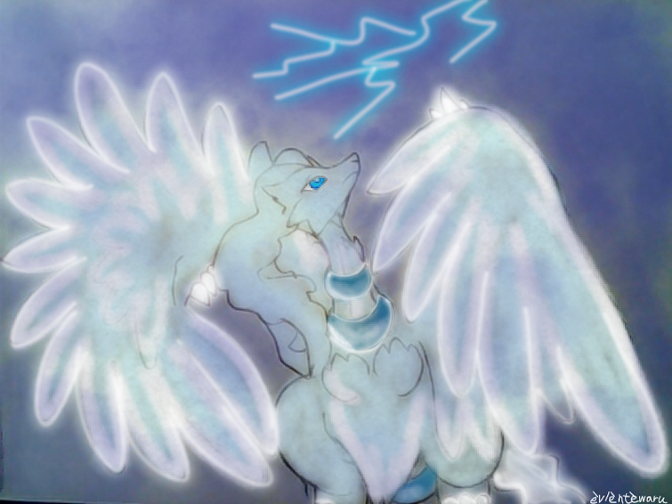 Reshiram and Zekrom art !