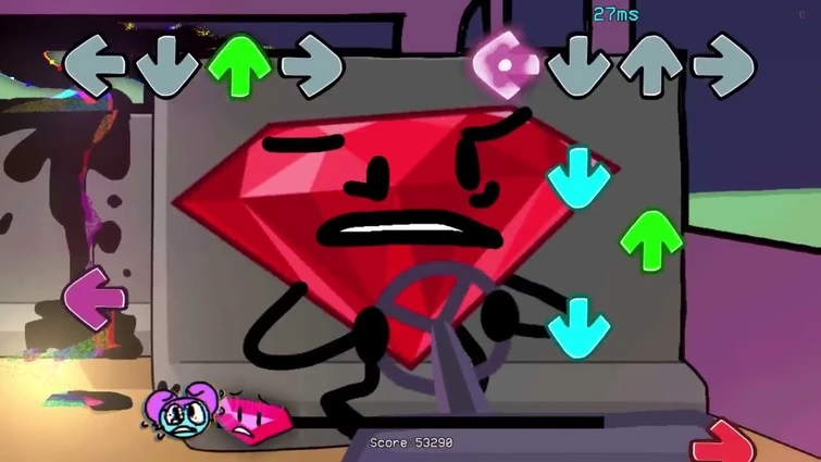 Friday Night Funkin' Battle for Corrupted Island Demo (Learn With Pibby x FNF Mod) (VS BFDI Glitch)