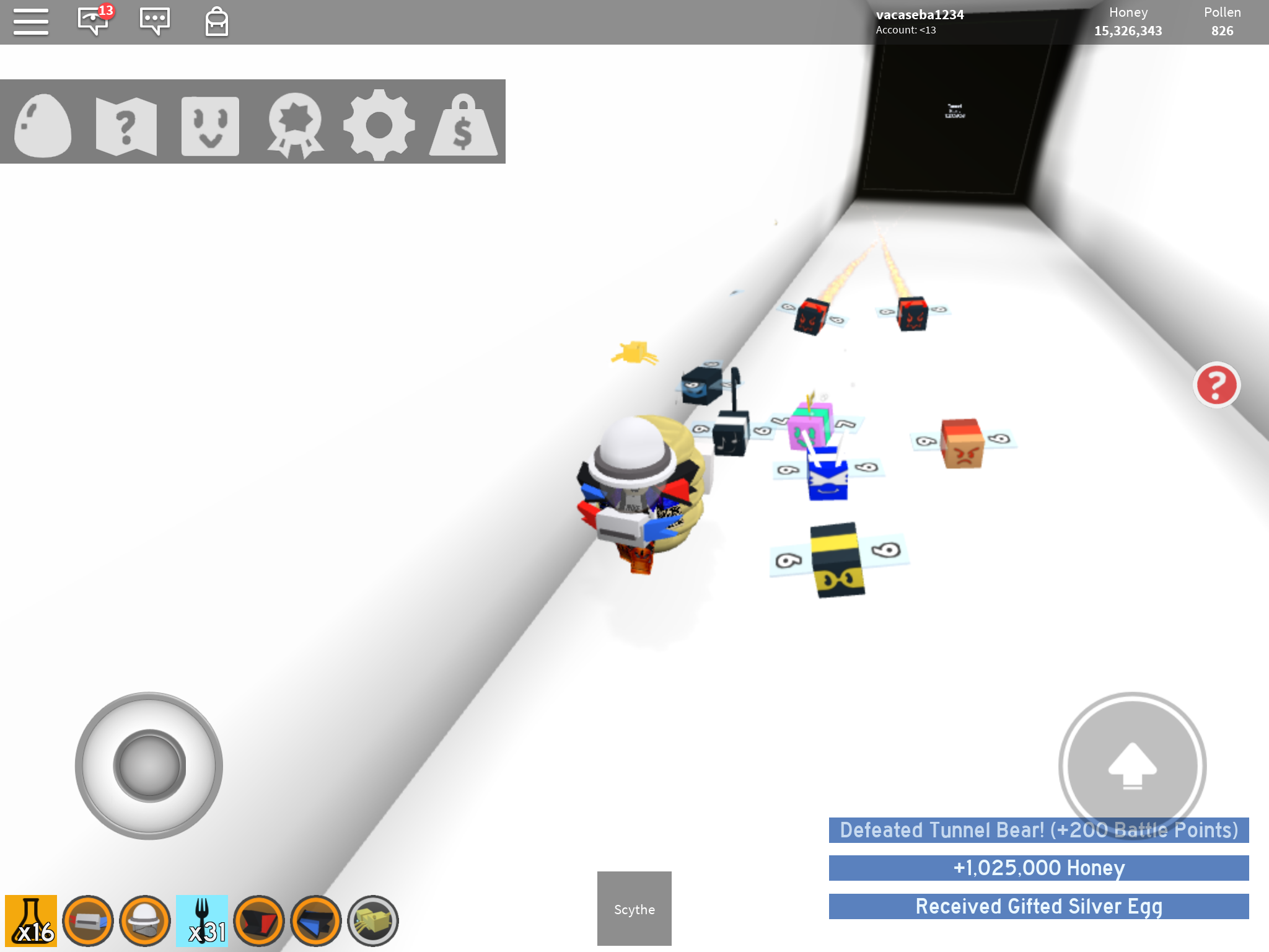 Chance Of Getting Gifted Silver Egg In 2nd Try Tunnel Bear Fandom - how to beat tunnel bear white tunnel roblox bee swarm