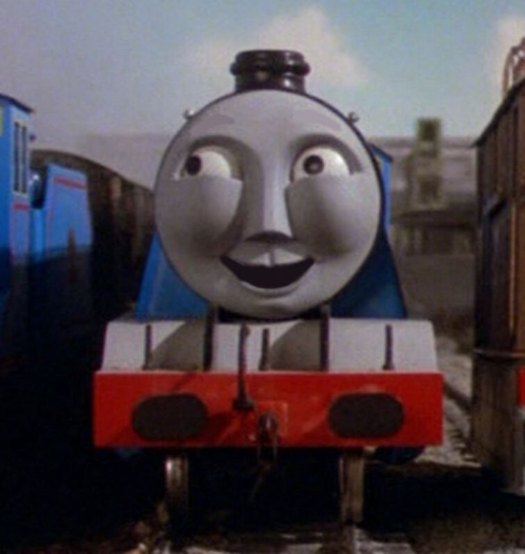 Gordon’s original laughing face from Edward’s Exploit in Cows/A Cow on