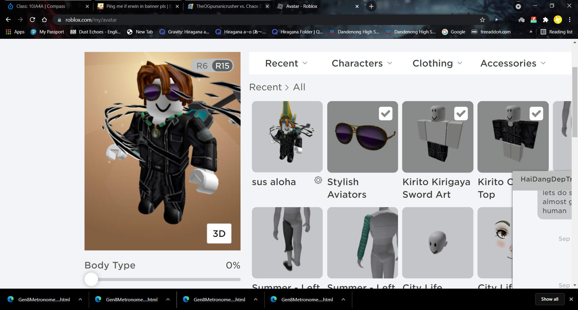 Avatar của bạn trông thế nào? Đánh giá của Roblox Avatar sẽ giúp bạn tìm kiếm những trang phục mới và xuất sắc nhất cho nhân vật của mình. Lên kế hoạch và tạo ra trang phục ấn tượng để người khác phải ngưỡng mộ.