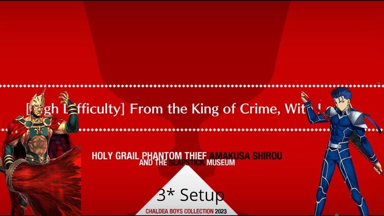 [FGO NA] Slapstick Museum CQ — 3* Setup