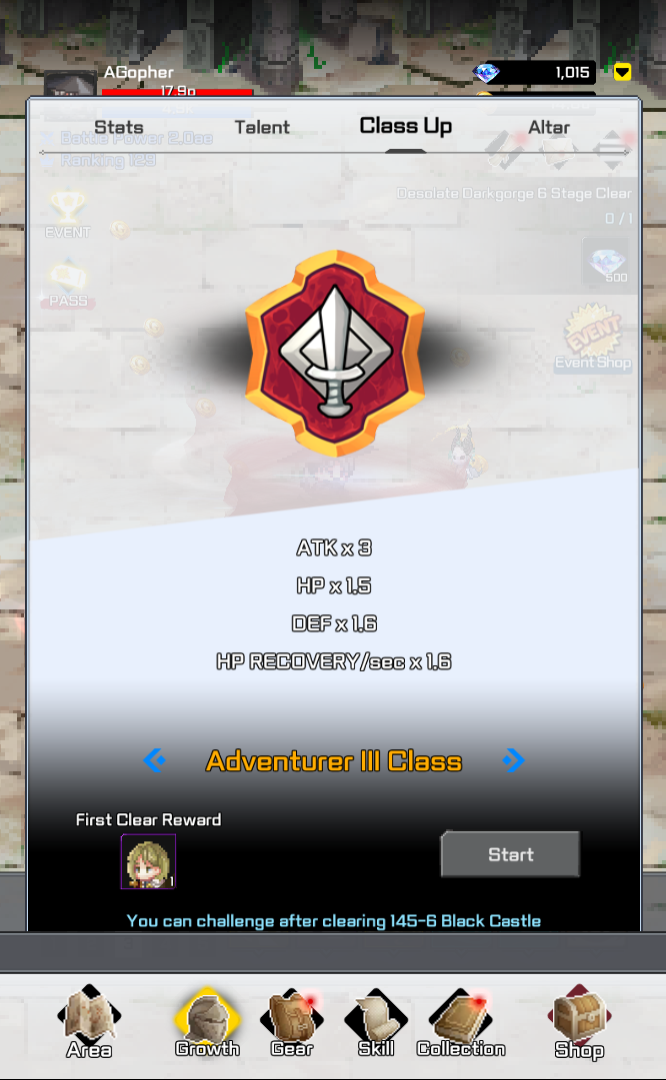 Class up f class adventurer wiki fandom