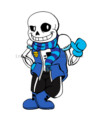 Made a quick IF Sans battle sprite i hope you guys - Undertale: Inverted  Fate