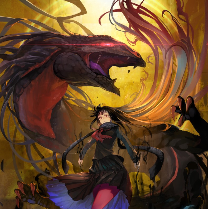 woman dragon girl