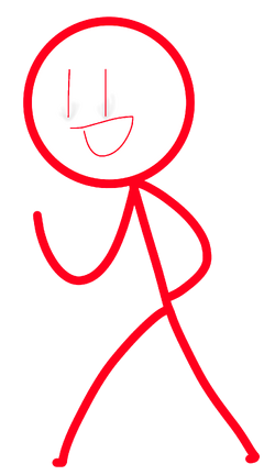 Red Stickman (Full Body)