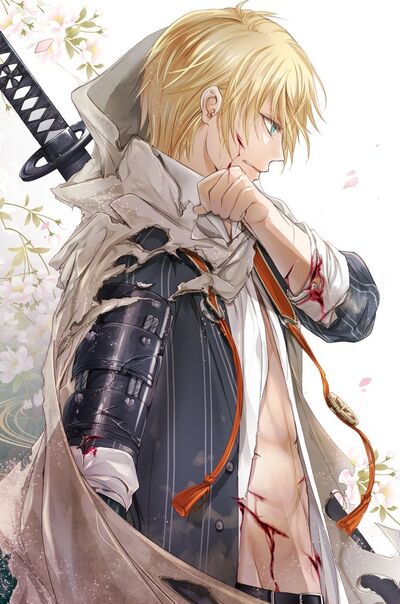 anime male swordsman