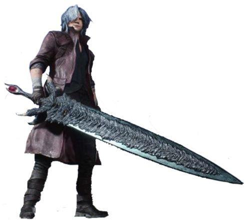 Devil Sword Dante with Coat from Devil May Cry 5. Dante cosplay.
