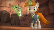 Littlepip with Little Macintosh.