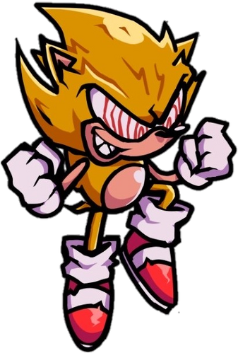 Fleetway Super Sonic (Sonic the Comic / FNF Vs. Sonic.EXE